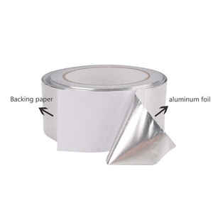 <span class=keywords><strong>Cinta</strong></span> Adhesiva <span class=keywords><strong>de</strong></span> <span class=keywords><strong>Aluminio</strong></span> Acrílica Resistente a Altas Temperaturas y al Envejecimiento, Plateada, <span class=keywords><strong>Autoadhesiva</strong></span>, para Uso <span class=keywords><strong>de</strong></span> Advertencia y Protección EMF - Product Image 2