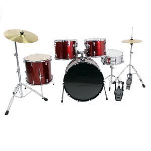 Batería de <span class=keywords><strong>Jazz</strong></span> de Alta Gama con Soporte Cromado y Tubo de Soporte Reforzado, Parche Transparente, Precio de Fábrica Económico - Product Image 4