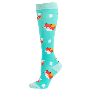 2024 Jacquard Sport pression chaussettes animaux loisirs de plein air compressé chaussettes Orthodic Grade course Compression chaussettes hommes femmes - Product Image 4