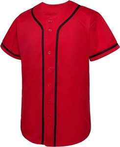 Vêtements de <span class=keywords><strong>baseball</strong></span> et de softball personnalisés, confortables, respirants, à séchage rapide, grandes tailles, 100% polyester - Product Image 4