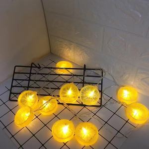 Guirlandes lumineuses LED citron à piles guirlandes lumineuses suspendues guirlandes lumineuses décor pour la maison fête <span class=keywords><strong>chambre</strong></span> d'enfants - Product Image 4