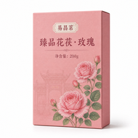 Thé en briques Fuzhuan Yi Changming 200g avec thé noir, Cordyceps et fleur dorée - Origine Shaanxi, durée de conservation de 5 ans, préemballé