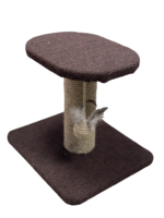 Mobilier 2 en 1 pour animaux de compagnie, lit et griffoir pour chat couché, qualité supérieure du Vietnam