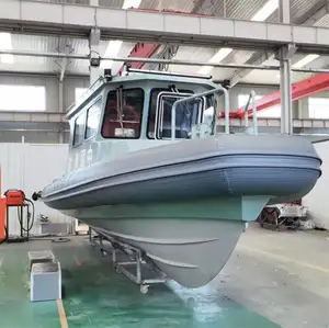 2024 spor yeni RIB1150 ORCA Hypalon alüminyum çift gövde şişme kaburga tekne
