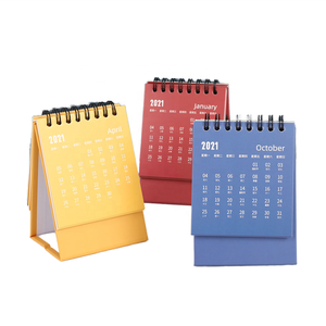 Custom Printed Photo Daily Mini Portable Table Desk Calendar As Promotional Gifts/Office Uses