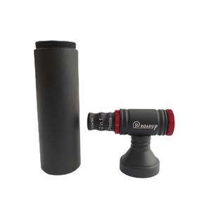 Pompe à <span class=keywords><strong>CO2</strong></span> <span class=keywords><strong>pour</strong></span> vélo avec interrupteur rotatif, valve française/américaine, rétention d'air suprême et haute efficacité <span class=keywords><strong>pour</strong></span> le gonflage - Product Image 3