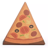Boîtes à pizza de qualité alimentaire en gros, boîtes à pizza pour emporter, boîtes pliantes personnalisées, emballage alimentaire pour pizza
