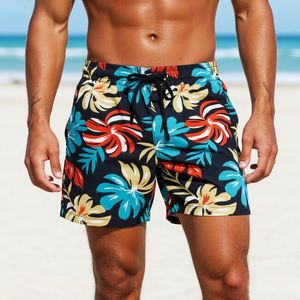 Vente en gros de maillots de bain pour garçons à protection solaire UPF 50+, séchage rapide, style hawaïen imprimé, shorts de bain pour hommes, vêtements de plage - Product Image 1