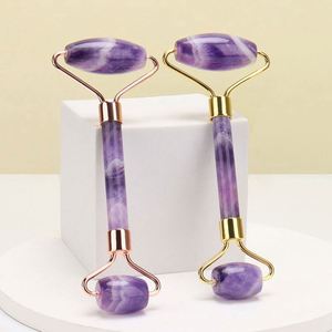 Juego de Rodillo de Jade y Gua Sha de Amatista para Uso Diario, Tendencia 2025, para Mujeres, Gadgets de Belleza y Productos de Cuidado Personal de la Piel - Product Image 5