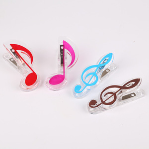 Plastic Music Note Memo <b>Clips</b> 75mm For Sheet Music Holding With Colorful Design - Product Image 4