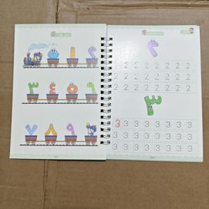 สมุดฝึกเขียนอักษรอาหรับแบบเวทมนตร์ 4 ชิ้น ขนาด A5 แบบใช้ซ้ำได้ สำหรับเด็ก - Product Image 4