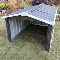 Gartenschuppen Einfach zu Montieren Gartenlager Wasserdichter Outdoor-Metallschuppen Kleiner Werkzeugschuppen