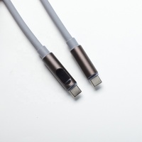 Câble de données USB-C en silicone OEM&ODM, certifié haute vitesse, charge rapide, type C, fourni directement par l'usine