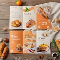 Pencetakan Buku Menu/Masakan/Buku Resep Sampul Keras Berkualitas Tinggi dengan Pewarnaan Penuh