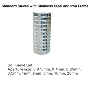 Tamis de sol Standard en acier inoxydable et de fer, 18mm, avec cadre en acier inoxydable et en fer, Test de mailles, <span class=keywords><strong>plaque</strong></span> pour trous de sol, sable, pierre - Product Image 6