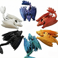 Modèle de jouet Archaeopteryx articulé multi-directionnel en PLA imprimé en 3D, design créatif, décoration de bureau, cadeau pour enfants