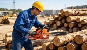 เลื่อยโซ่ยนต์ OLYIN แบบกำหนดโลโก้เองได้ ขนาด 52 ซีซี เครื่องตัดต้นไม้ เลื่อยโซ่น้ำมันเบนซิน สำหรับป่าไม้ ฟาร์ม สวน เครื่องเลื่อยพาวเวอร์ - Product Image 6