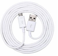 Cable de Carga y Datos USB Blindado de 2.1A y 3 pies Tipo-C para Computadora V8, Impresora, Escáner de Código de Barras, Hecho de Cobre Puro