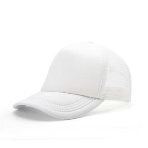 Casquette Trucker 5 Panneaux en Coton 100% Personnalisée AI-MICH avec Logo Brodé en Maille et Visière Plate, Fermeture à Boucle, Protection Solaire pour Enfants - Product Image 3