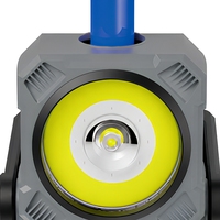 Lampe de travail LED G21 COB TG3 à double source lumineuse, portable, rechargeable, à gradation progressive, lampe d'avertissement rouge pour atelier et situations d'urgence