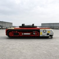 Chariot de transfert électrique télécommandé avec poignée ergonomique pour l'installation d'équipements