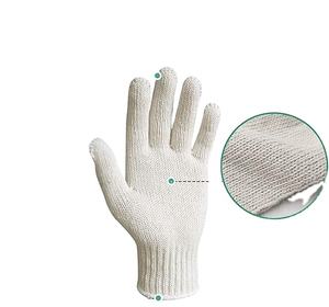 Guantes de Seguridad de Alta Calidad y Buen Precio, Marca <span class=keywords><strong>Ekai</strong></span>, 10 Calibres, Blancos Naturales, para Uso General en la Construcción, Lisos, Antipolvo - Product Image 4