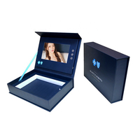Boîte-cadeau personnalisée à écran LCD 3 pouces 5 pouces 7 pouces HD 10.1 pouces Brochure vidéo Contrôle de la lumière Cartes de voeux Boîte vidéo