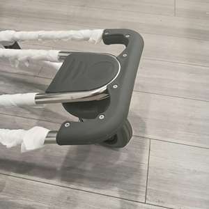 Carro de equipaje de aeropuerto de acero inoxidable con tres ruedas Carro de carro de aeropuerto - Product Image 5