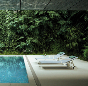 Meubles de patio extérieur <span class=keywords><strong>transat</strong></span> réglable chaise en aluminium <span class=keywords><strong>avec</strong></span> roue <span class=keywords><strong>jardin</strong></span> hôtel piscine plage chaise longue - Product Image 6