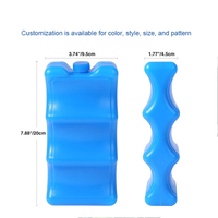 Compresse de gel pour lait maternel - Packs de glace pour biberons pour les mamans qui allaitent et travaillent, en gel apaisant et confortable, s'adapte aux canettes/bouteilles, aux tire-lait