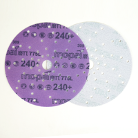 Yüksek Kaliteli Çok Delikli Seramik Alümina Zımpara Kağıdı 6'' Diskler 150mm Aşındırıcı Disk Parlatma Diski Taşlama İçin OEM