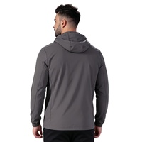 Veste coupe-vent technique haut de gamme pour homme, personnalisée, tissée, écologique, imperméable, respirante, vêtements de sport d'extérieur OEM
