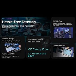 Gigabyte X870E AORUS Elite ใหม่ WIFI7 AMD AM5เมนบอร์ด DDR5 ATX <span class=keywords><strong>4X</strong></span> M.2 PCIe 5.0 <span class=keywords><strong>AGP</strong></span> 2X USB4 2.5GbE LAN EZ-LATCH (ใหม่) - Product Image 6