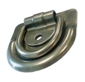 <b>Truck</b> Flush Mount Lashing Ring <b>Flatbed</b> Trailer D Ring Tie Down Anchor Recessed Deck Ring - Product Image 2