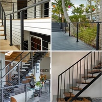 Balustrades de balcon en aluminium de style moderne HONSUN, garde-corps de terrasse, garde-corps de pont, poteaux de clôture en aluminium