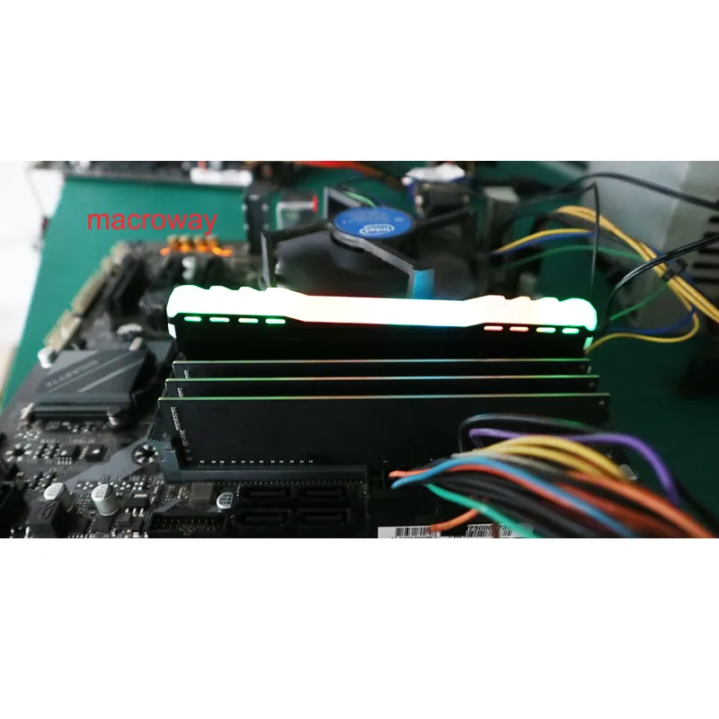 2019 светодиодная RGB ОЗУ DDR4 8 Гб 3000 МГц 3200 МГц радиатор освещения RAM для игр