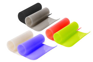 Feuille de caoutchouc silicone HENGTU HT10284 personnalisée, résistante aux hautes températures, de qualité alimentaire, épaisse/fine, transparente, dureté 40-80 Shore - Product Image 3