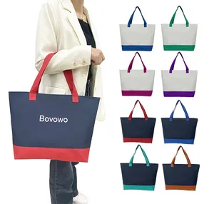 Factory Directly Supply Custom Logo Wholesale Supplier Waterproof Nylon Handbag Large Beach Shopping Tote Bag