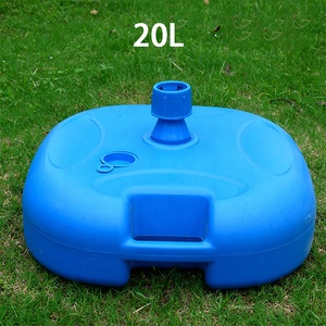 Outdoor Beach <strong>Umbrella</strong> <strong>Base</strong> Square Water Filled, Beach <strong>Umbrella</strong> <strong>Base</strong> Stand Weight Plastic Outdoor Furniture Hdpe+<strong>steel</strong> - Product Image 4