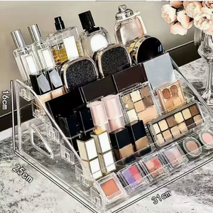 PET 展示架 盲盒收纳架 多层透明化妆品收纳架 欢迎礼品促销手工制作 - Product Image 1