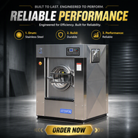 Lave-linge professionnel commercial à haute performance d'extraction pour les blanchisseries à grande capacité