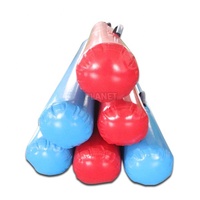 Bâton de combat gonflable scellé à l'air de poteau de joute de couleur personnalisée pour le jeu de joutes de gladiateur