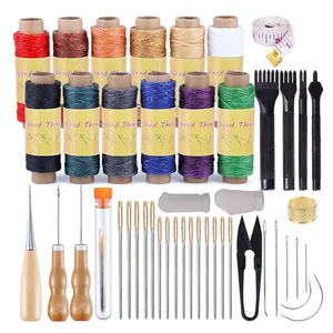 Miucous-Kit de herramientas para hacer bolsos de cuero, Kit de herramientas para coser, M182