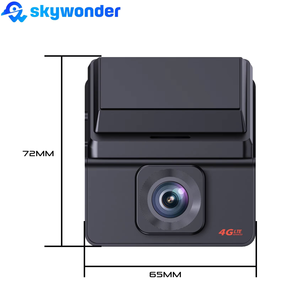 Caméra embarquée Skywonder A6 4G à double objectif, enregistreur <span class=keywords><strong>de</strong></span> voiture avec visualisation en direct, suivi GPS, application <span class=keywords><strong>de</strong></span> contrôle à distance, garantie 1 an, détection <span class=keywords><strong>de</strong></span> collision - Product Image 1