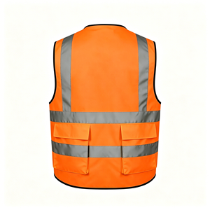 เสื้อกั๊กนิรภัยสะท้อนแสงน้ำหนักเบา ระบายอากาศได้ดี สำหรับผู้ชาย ทำงานในฤดูร้อน - Product Image 4