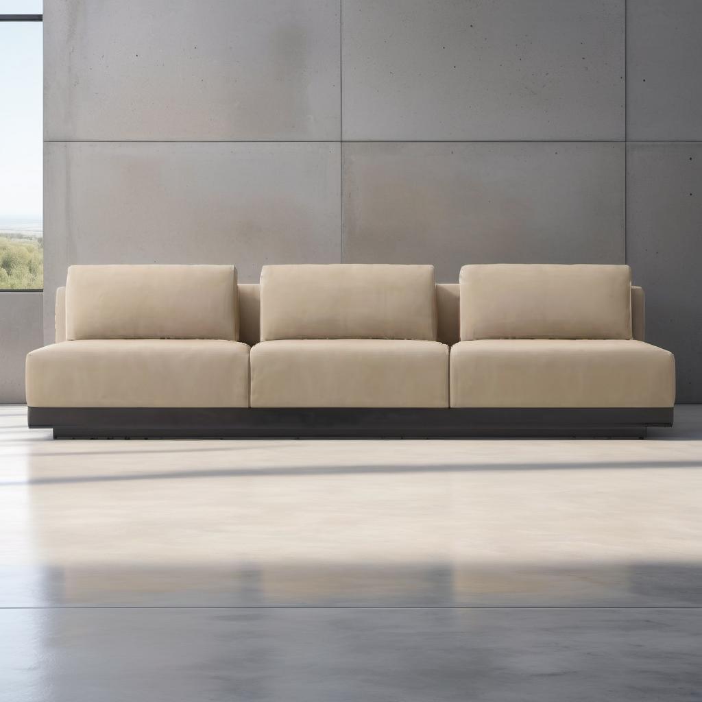 Patio Furniture Metal Aluminum Outdoor Leisure Furniture Villa Garden Sofa Set