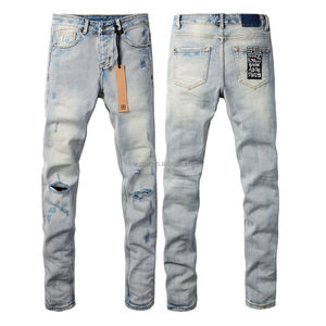 <span class=keywords><strong>Jeans</strong></span> Strappati da Uomo di Marca Firmati Ksubi di Alta Qualità Nuovi Arrivi 2025 Denim Homme - Product Image 3