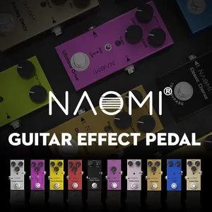 NAOMI Mini E-Gitarren pedal Chorus/Tremolo/Delay/Overdrive DV 9V True Bypass Gitarren zubehör