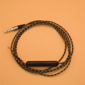 Câble audio tressé, prise 3.5mm, fil en aluminium plaqué cuivre en nylon pour casque, bricolage - Product Image 5