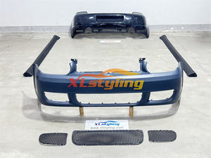 Kit carrosserie XLstyling pour VW Volkswagen <span class=keywords><strong>Golf</strong></span> <span class=keywords><strong>4</strong></span> MK4, conversion et mise à niveau de l'apparence, <span class=keywords><strong>pare</strong></span>-chocs avant et arrière, calandre R32 - Product Image 6